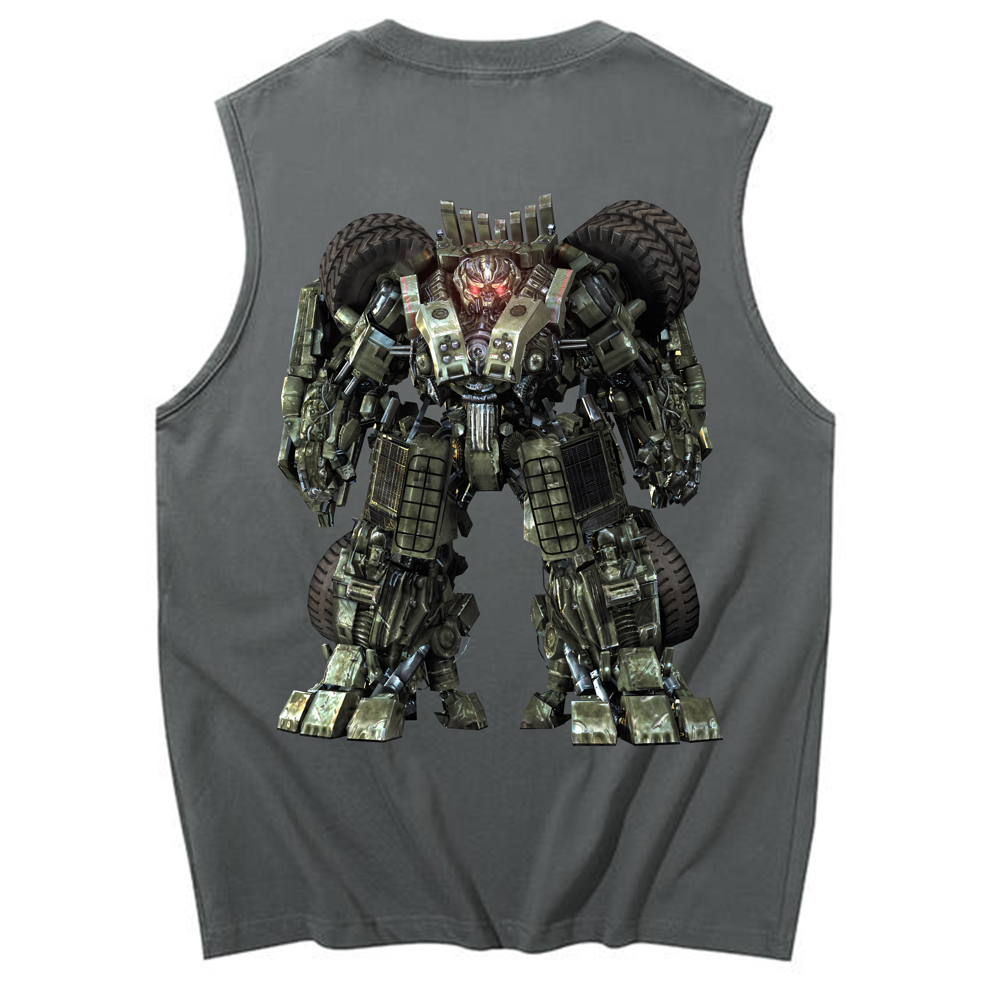 （画像用） Transformers トランスフォーマー コットン100％タンクトップ（背面プリント）